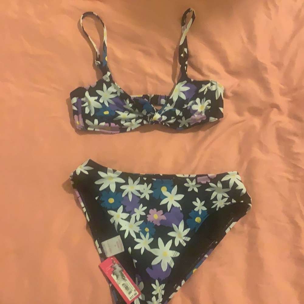 2 piece bathing suits.